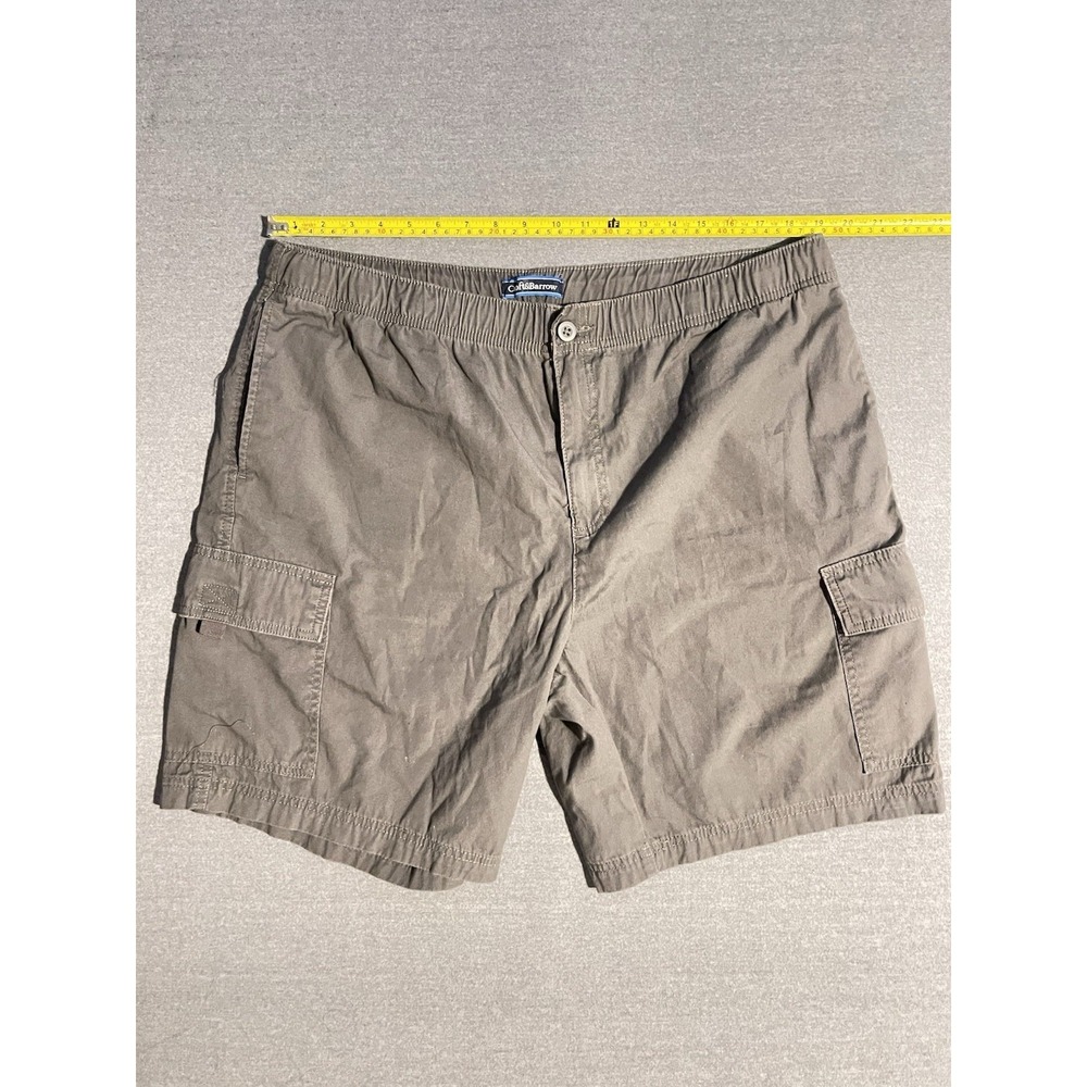 Croft‎ & Barrow Men's Cargo Shorts Size 38 Brown Cotton Utility Casual